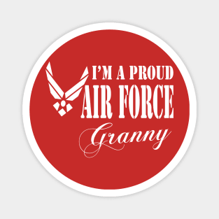 Best Gift for Nana - I am a Proud Air Force Granny Magnet